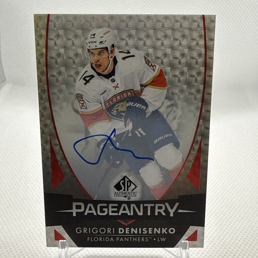 Grigori Denisenko 2023-24 SP Authentic Pageantry Auto Florida Panthers