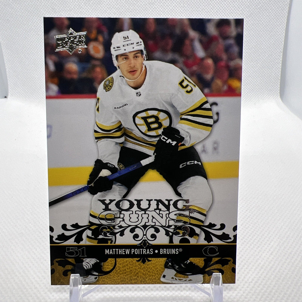 Matthew Poitras 2023-24 Upper Deck Retro Young Guns Boston Bruins RC