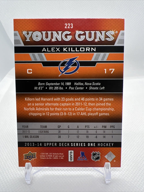 Alex Killorn 2013-14 Upper Deck Young Guns RC Tampa Bay Lightning