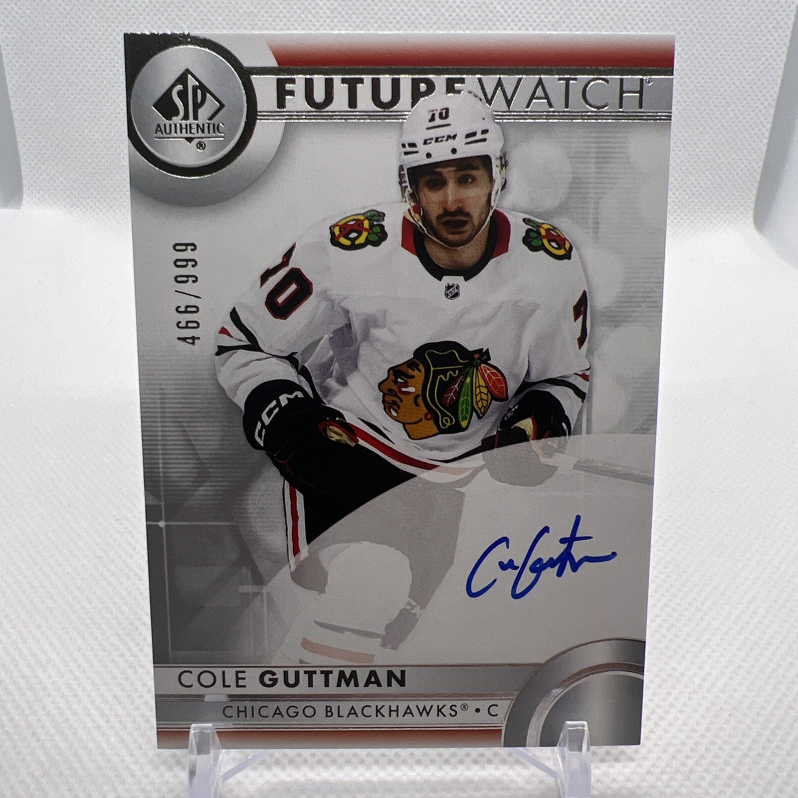 Cole Guttman 2023-24 SP Authentic Future Watch Auto Chicago Blackhawks