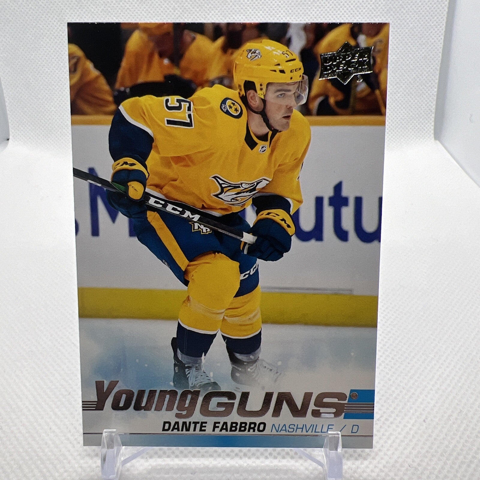Dante Fabro 2019-20 Upper Deck Young Guns Rookie Nashville Predators RC