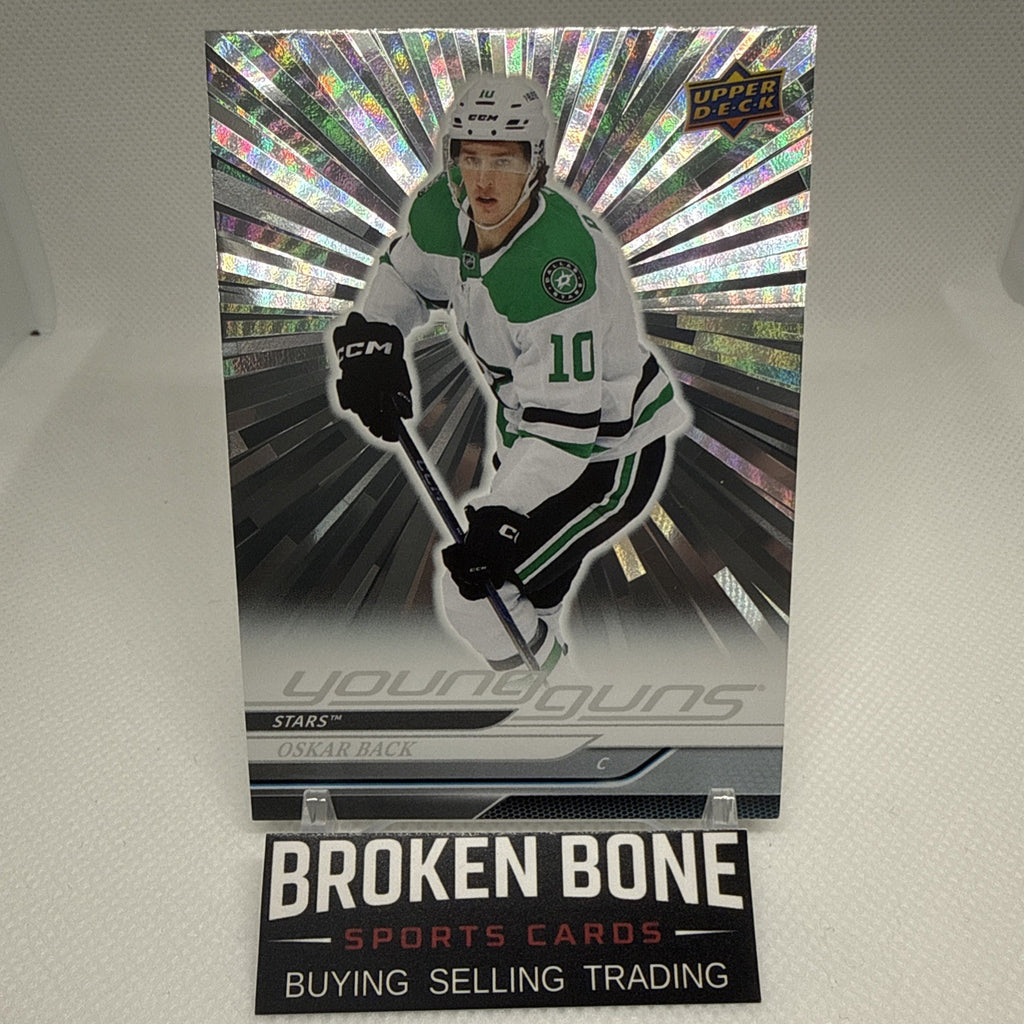 Oskar Back 2024-25 Upper Deck Outburst Young Guns Dallas Stars RC