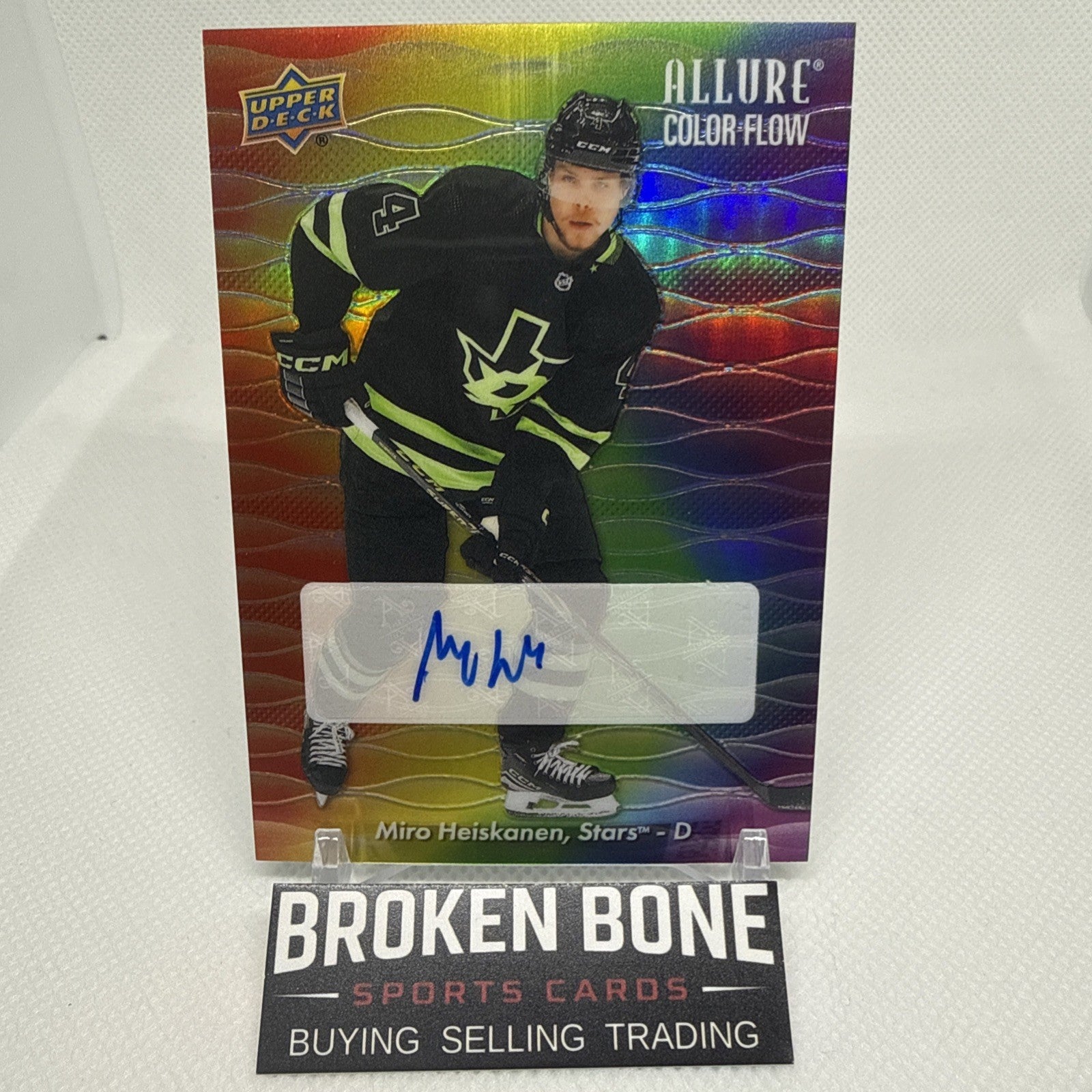 Miro Heiskanen 2023-24 Allure Full Rainbow Auto Dallas Stars