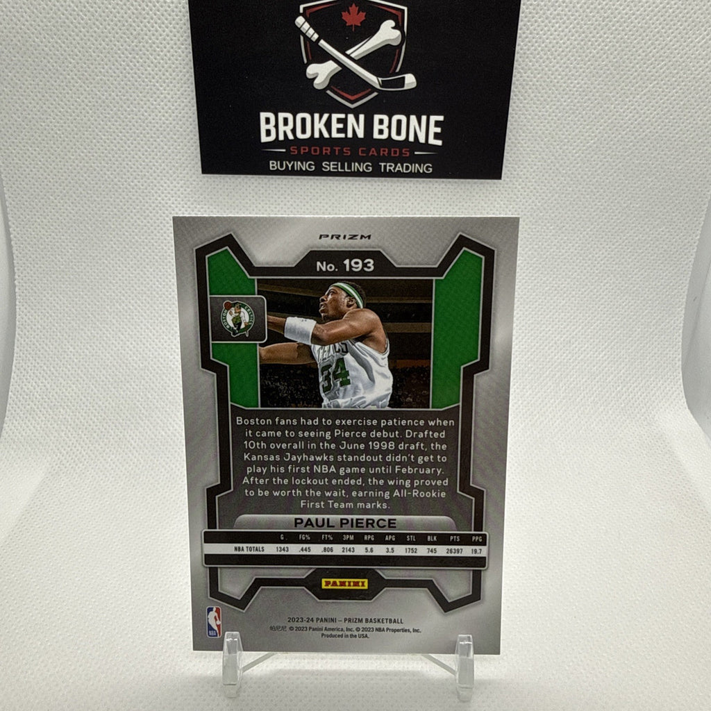 Paul Pierce 2023-24 Panini Prizm Silver Prizm #193 Celtics