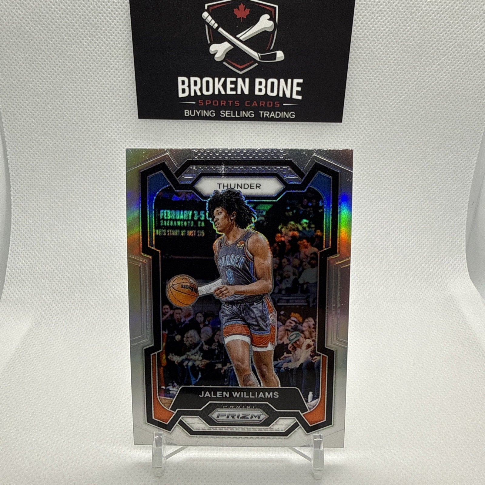 Jalen Williams 2023-24 Panini Prizm Silver Prizm #19 Thunder