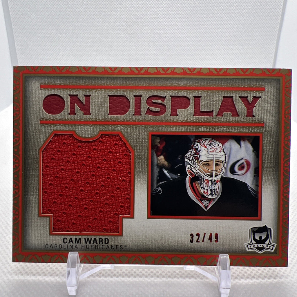 Cam Ward 2022-23 The Cup On Display /49 Carolina Hurricanes