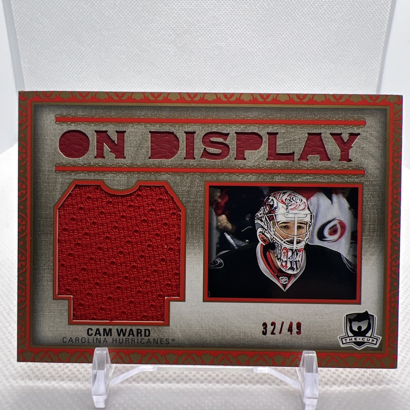 Cam Ward 2022-23 The Cup On Display /49 Carolina Hurricanes