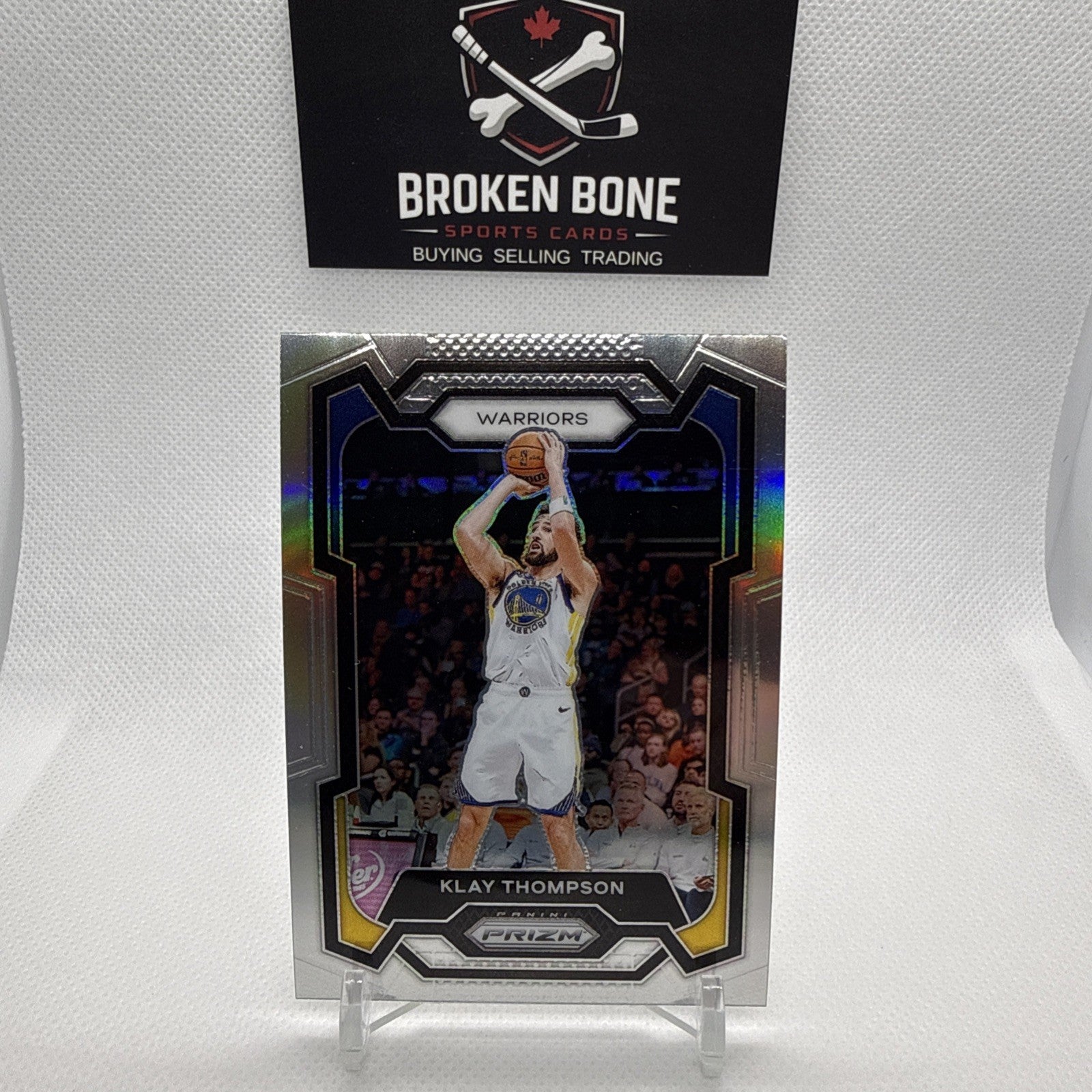 Klay Thompson 2023-24 Panini Prizm Silver Prizm #109 Warriors