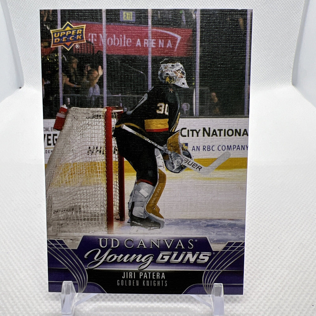 Jiri Patera 2023-24 Upper Deck Young Guns Canvas Vegas Golden Knights RC