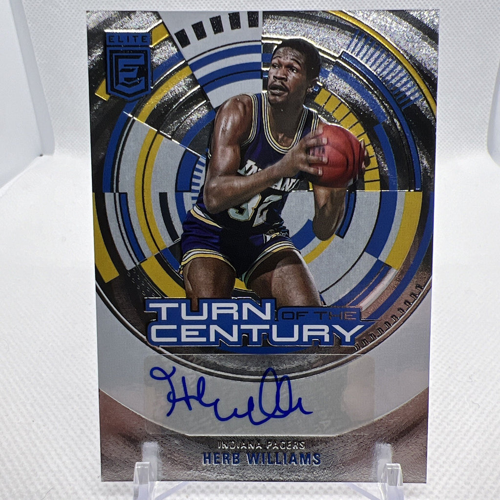 Herb Williams 2023-24 Donruss Elite Turn of the Century Auto Indiana Pacers