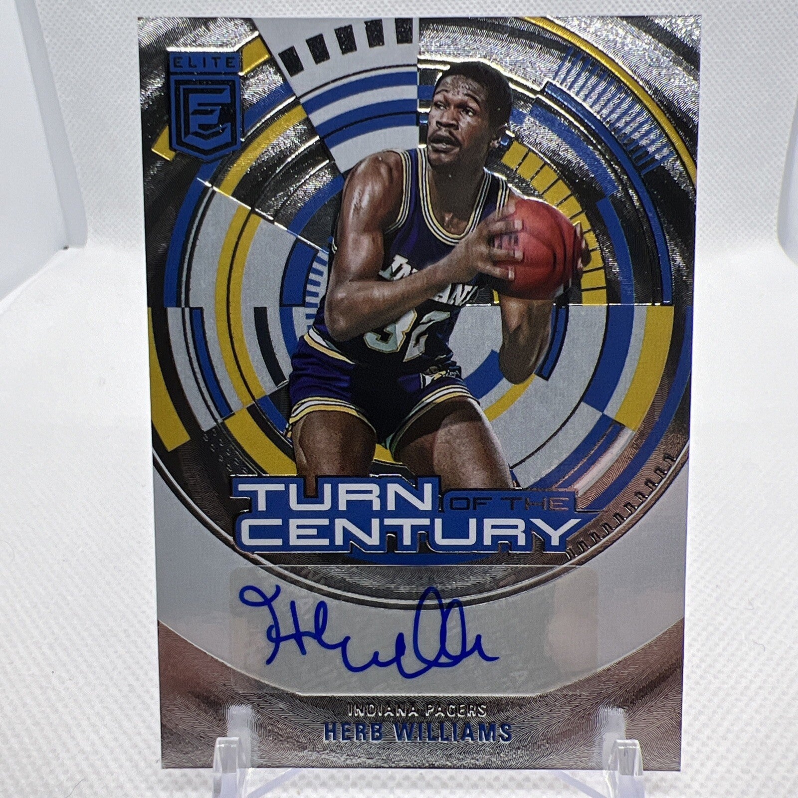 Herb Williams 2023-24 Donruss Elite Turn of the Century Auto Indiana Pacers