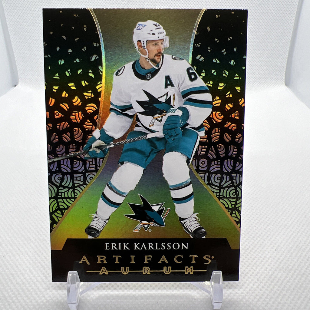 Erik Karlsson 2023-24 Upper Deck Artifacts Aurum Unscratched San Jose Sharks