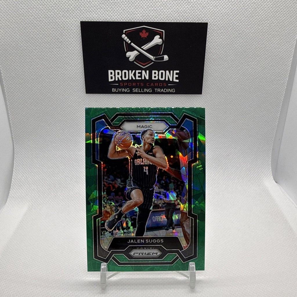 Jalen Suggs 2023-24 Panini Prizm Green Cracked Ice SSP #74 Magic