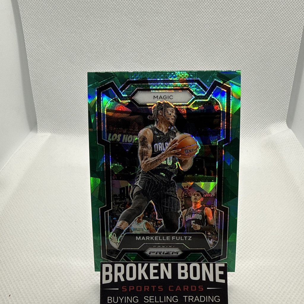 Markelle Fultz 2023-24 Panini Prizm Green Cracked Ice SSP #252 Magic