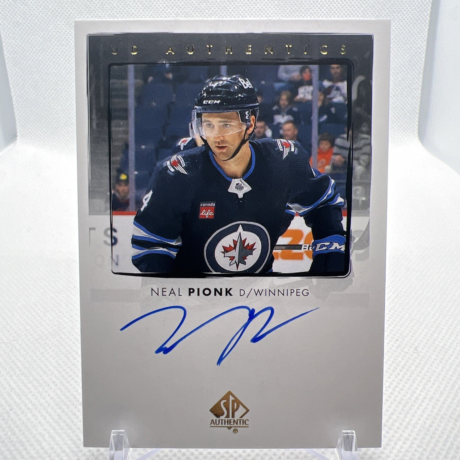 Neal Pionk 2022-23 SP Authentic UD Authentics Winnipeg Jets