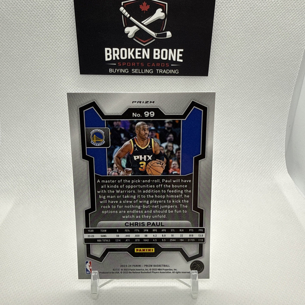 Chris Paul 2023-24 Panini Prizm Silver Prizm #99 Warriors