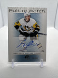 Samuel Poulin 2022-23 Retro Future Watch Rookie Auto /699 Pittsburgh Penguins