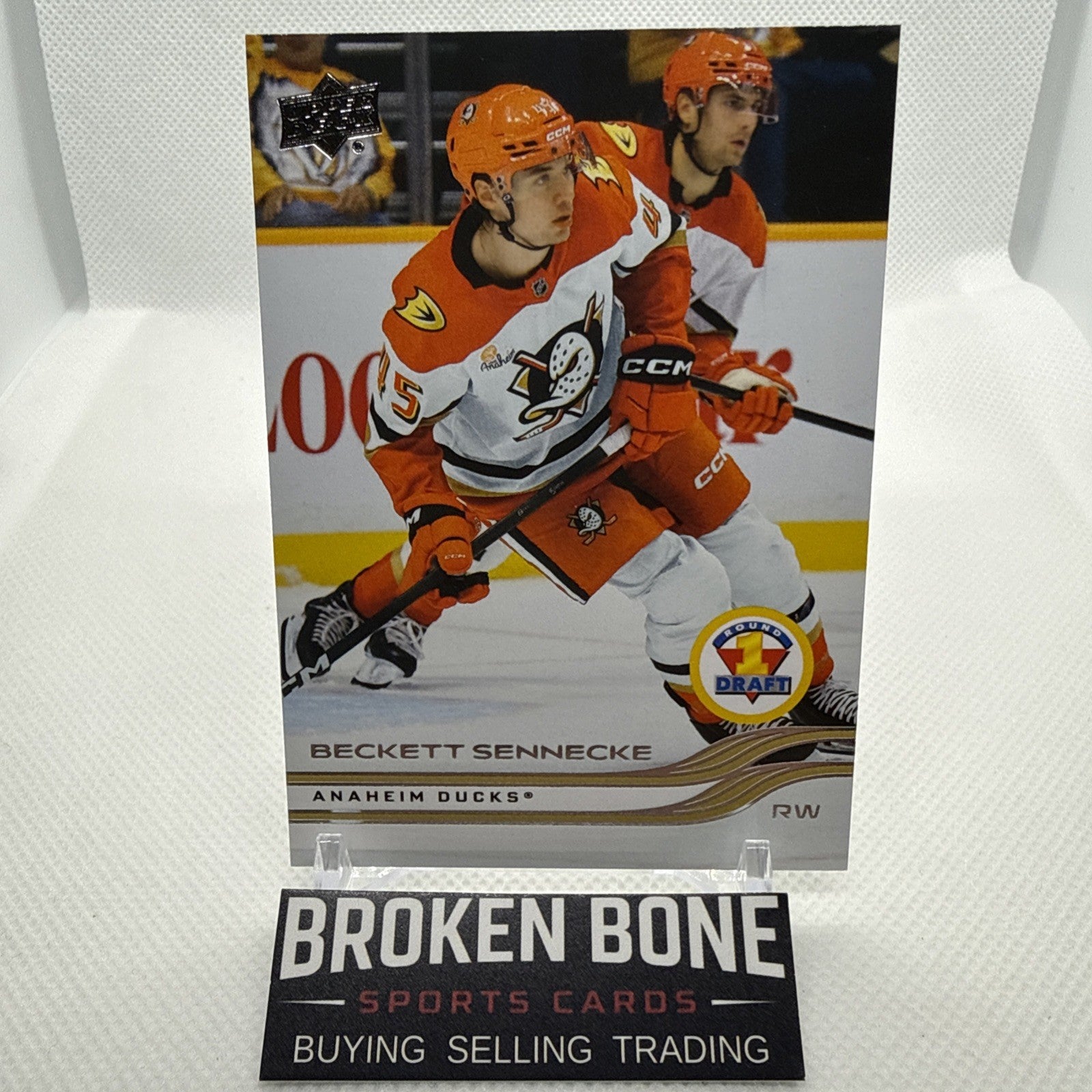 Beckett Sennecke 2025-26 Upper Deck 1st Round Draft Rookie Anaheim Ducks