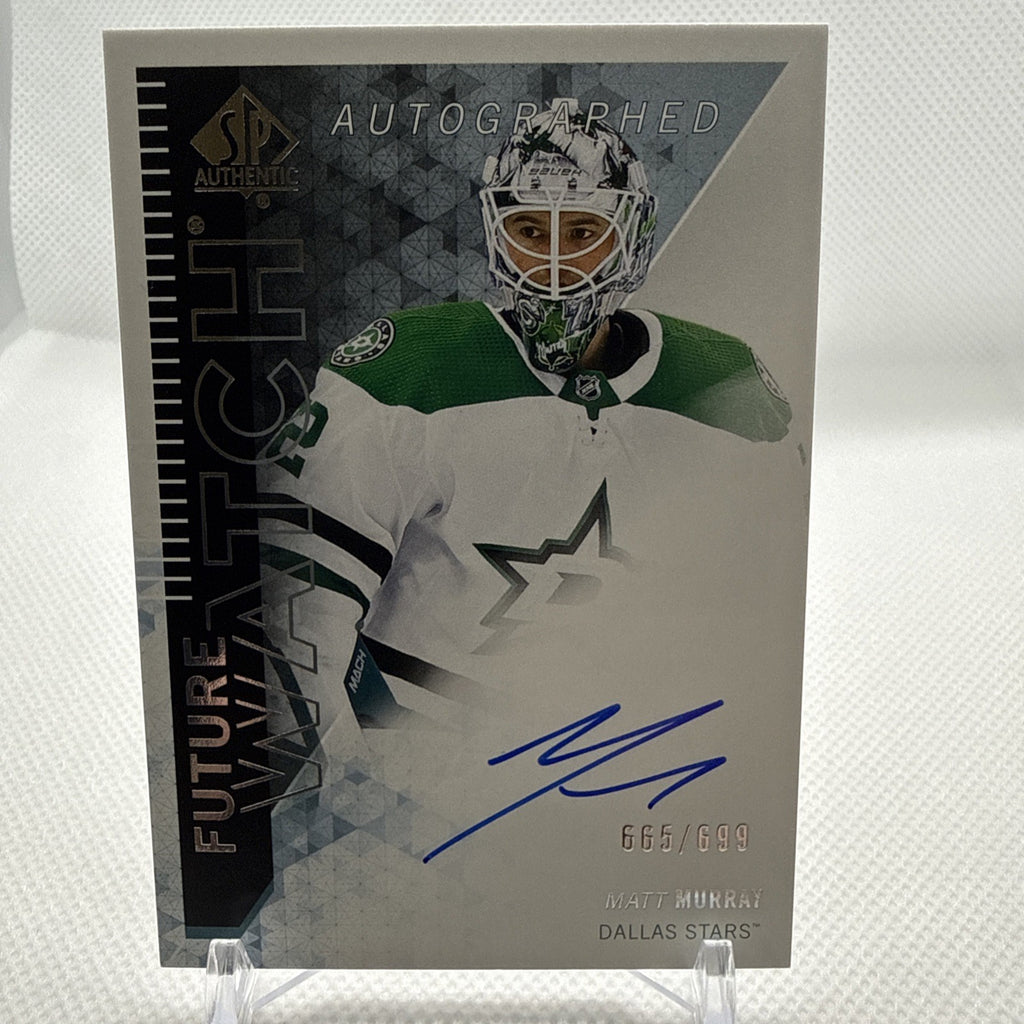 Matt Murray 2023-24 SP Authentic Future Watch Auto Retro Dallas Stars