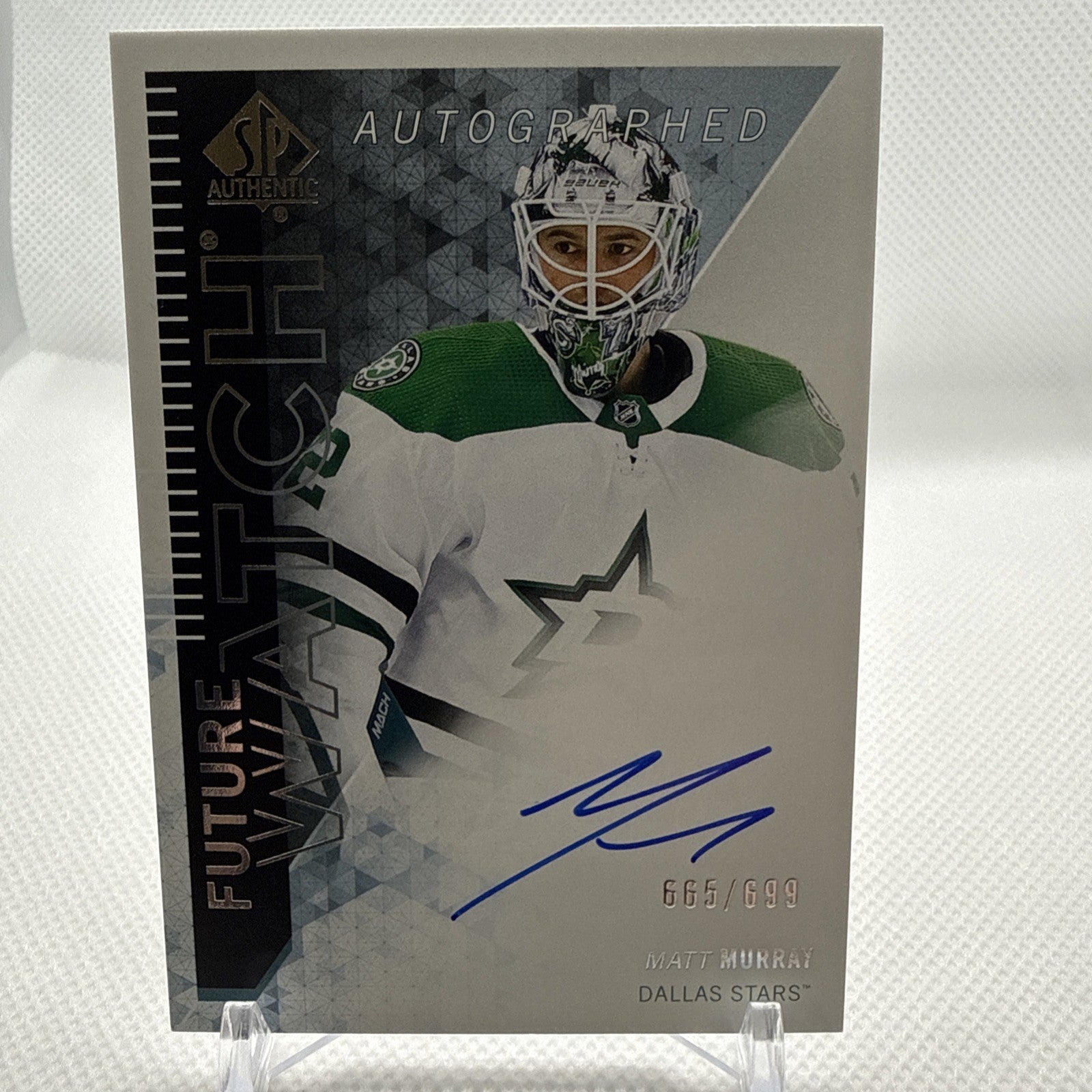 Matt Murray 2023-24 SP Authentic Future Watch Auto Retro Dallas Stars