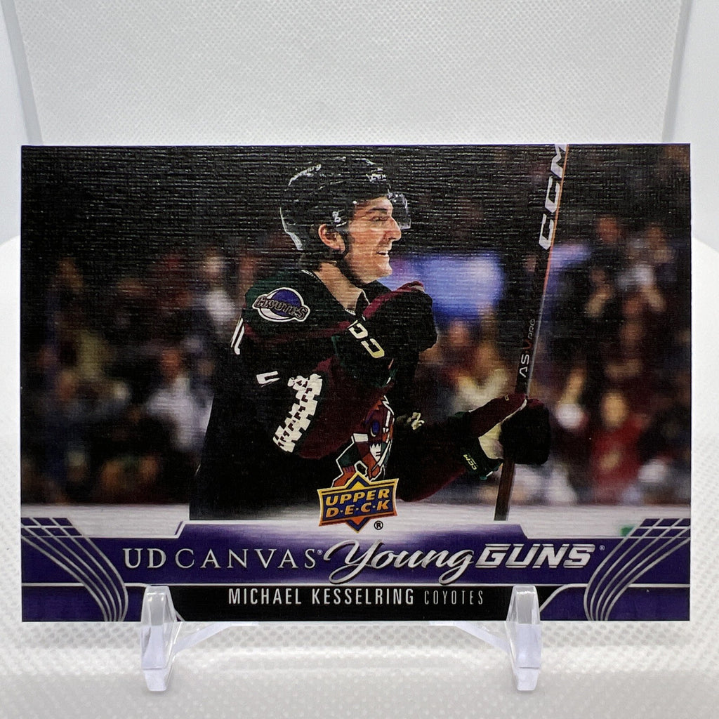 Michael Kesselring 2023-24 Upper Deck Young Guns Canvas Arizona Coyotes RC