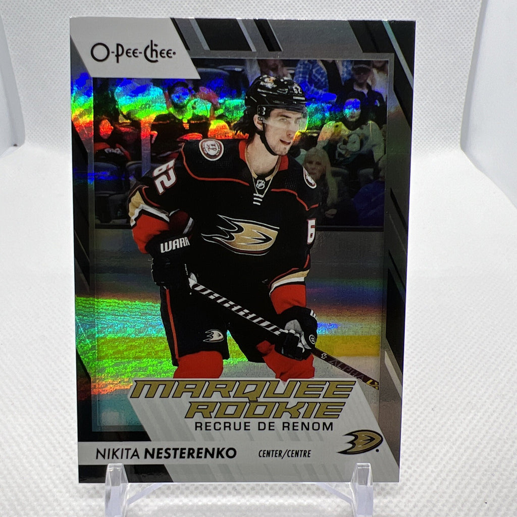 Nikita Nesterenko 2023-24 O-Pee-Chee Marquee Rookie Black /100 Anaheim Ducks