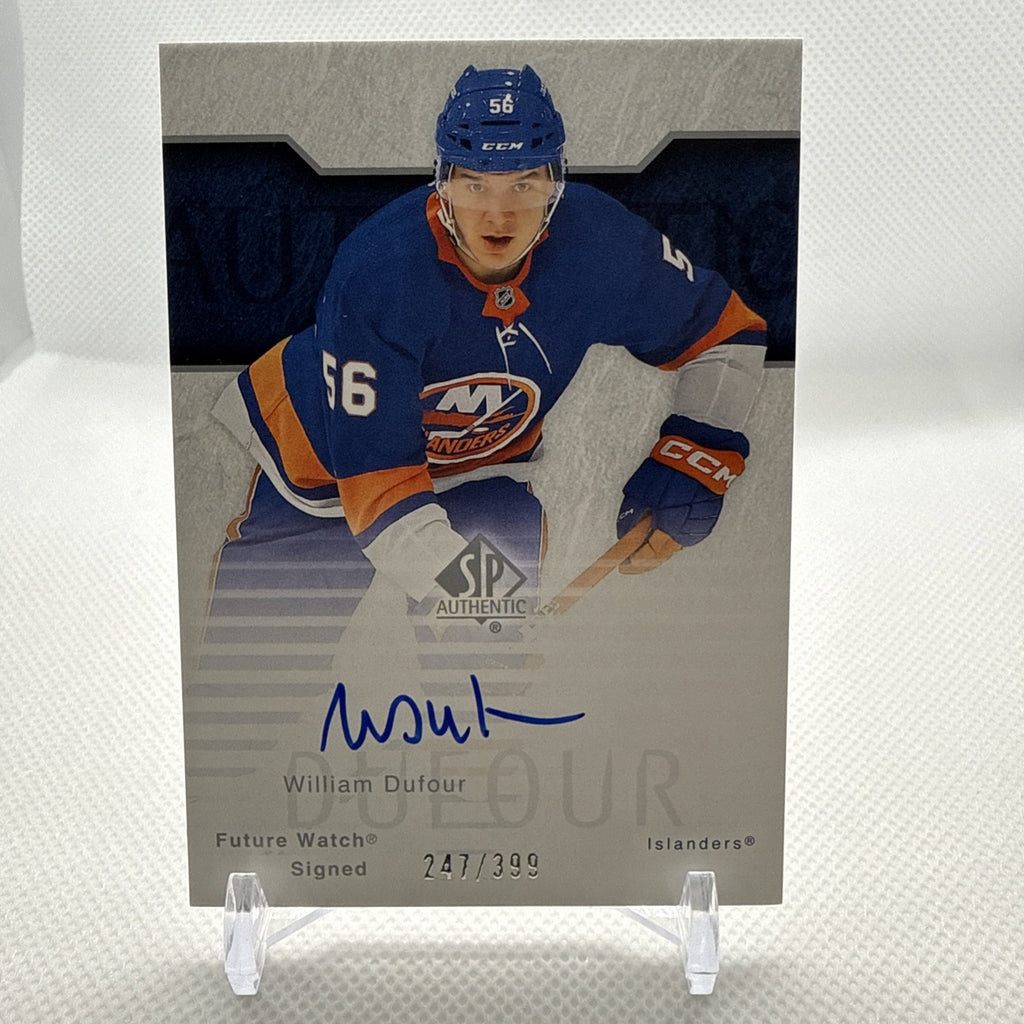 William Dufour 2023-24 SP Authentic Future Watch Auto Retro Islanders
