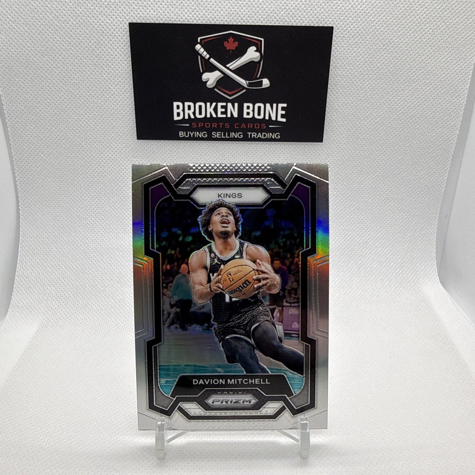 Davion Mitchell 2023-24 Panini Prizm Silver Prizm #227 Kings