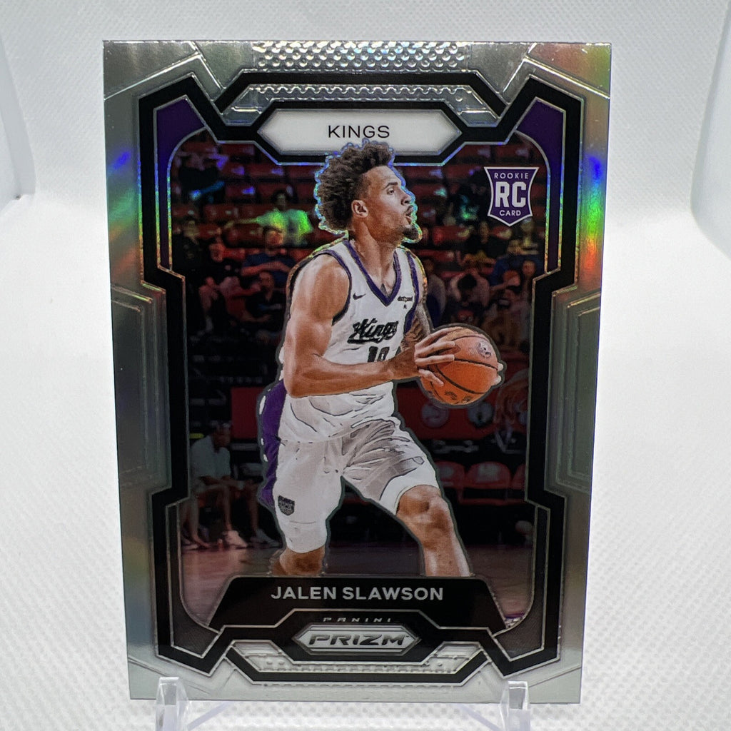 Jalen Slawson 2023-24 Panini Prizm Silver Prizm Rookie RC Sacremento Kings