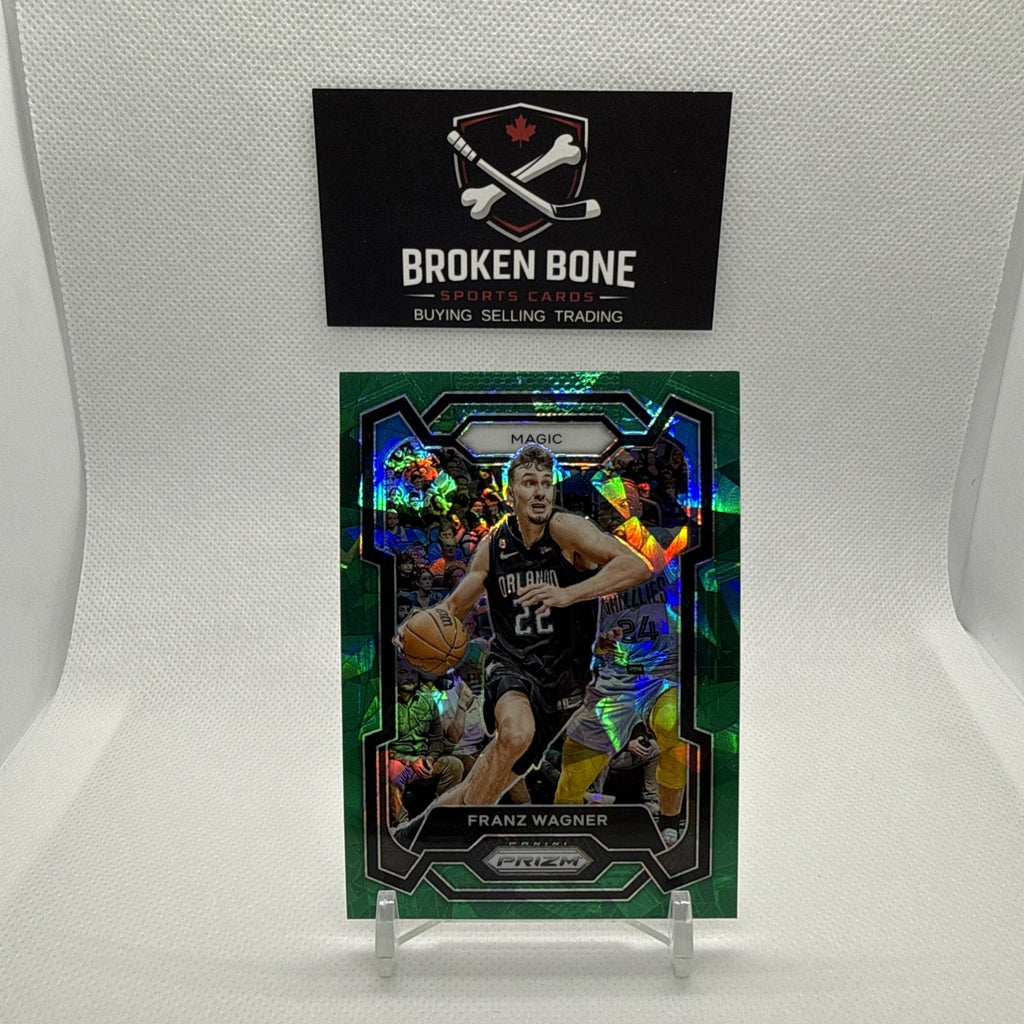 Franz Wagner 2023-24 Panini Prizm Green Cracked Ice SSP #1 Magic