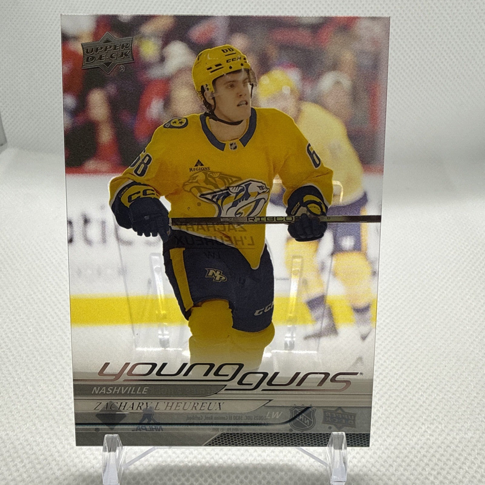 Zachary L'Heureux 2024-25 Upper Deck Young Guns Rookie Nashville Predators RC