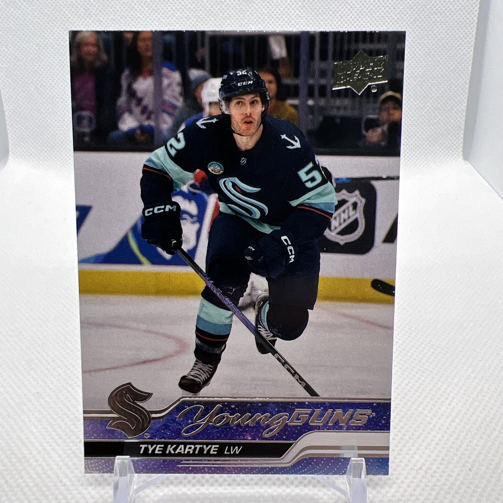 Tye Kartye 2023-24 Upper Deck Young Guns Rookie Seattle Kraken 2 RC