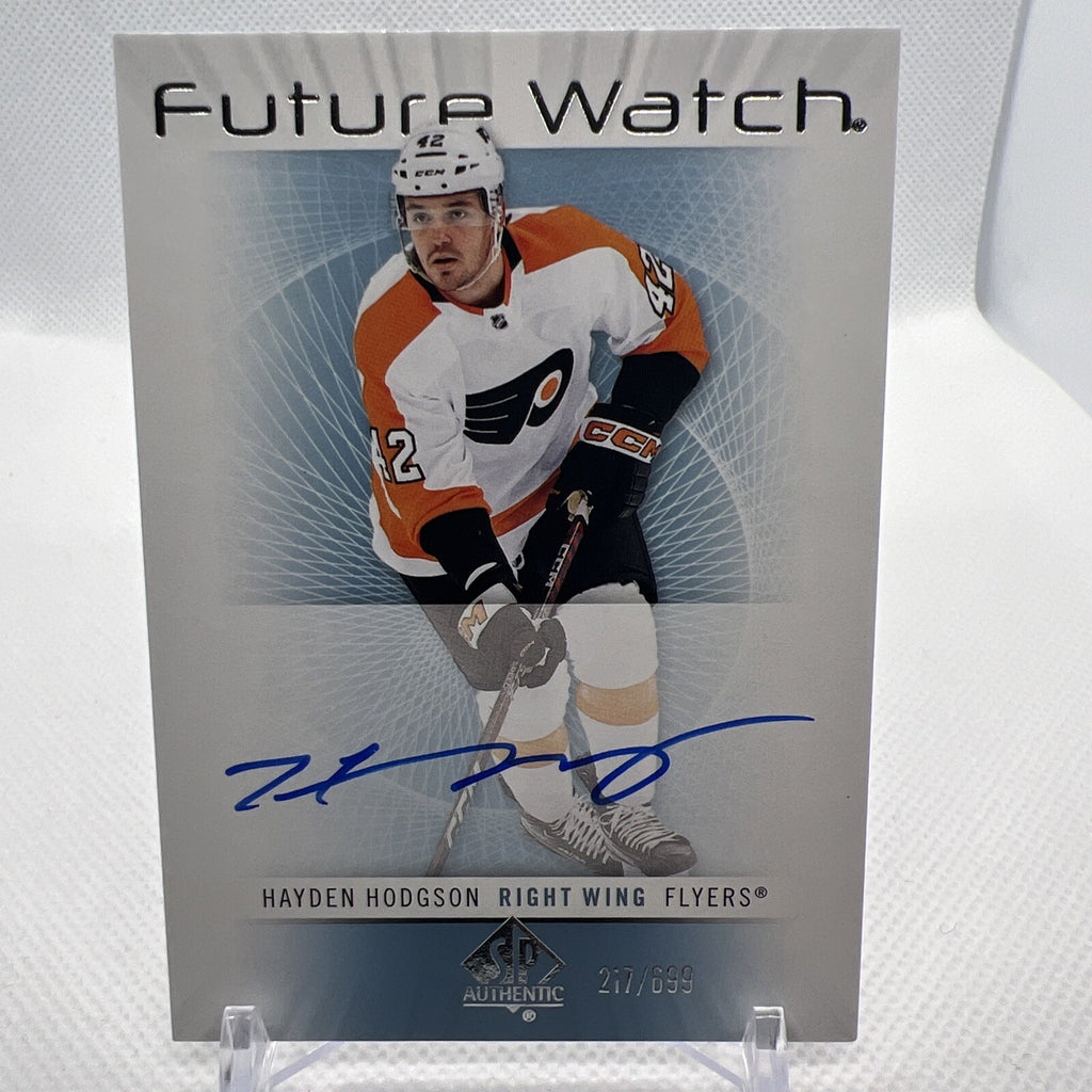 Hayden Hodgson 2022-23 SP Authentic Retro Future Watch Auto /699 Flyers