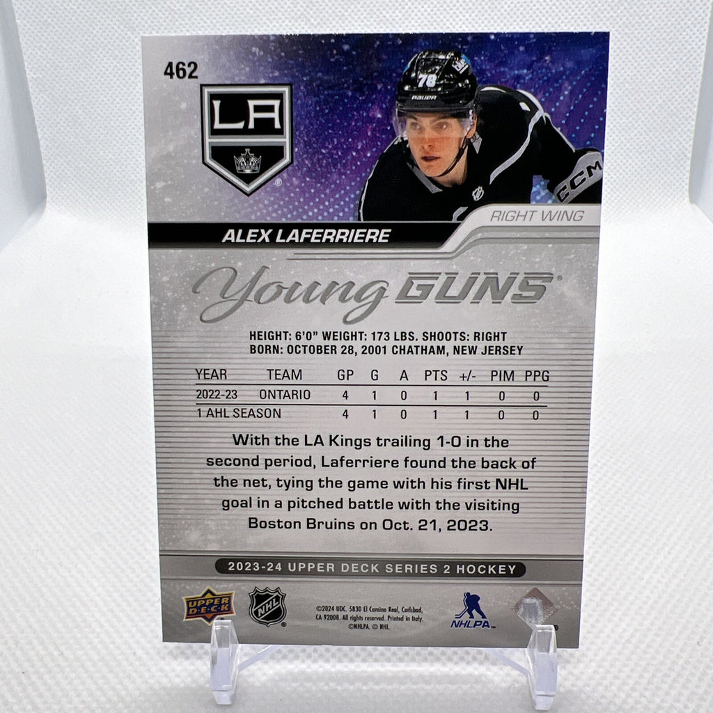 Alex Laferriere 2023-24 Upper Deck Young Guns Rookie Los Angeles Kings 3 RC