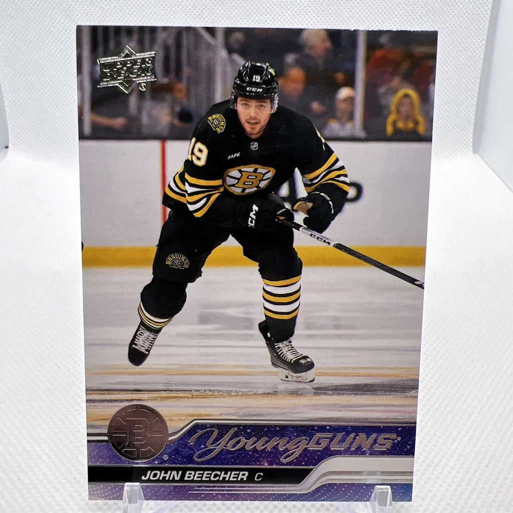 John Beecher 2023-24 Upper Deck Young Guns Rookie Boston Bruins 5 RC