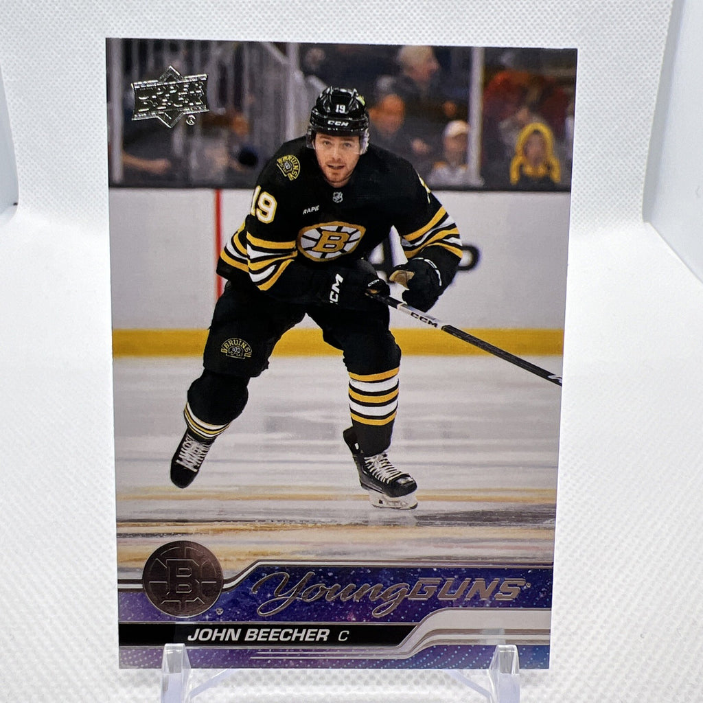 John Beecher 2023-24 Upper Deck Young Guns Rookie Boston Bruins 7 RC