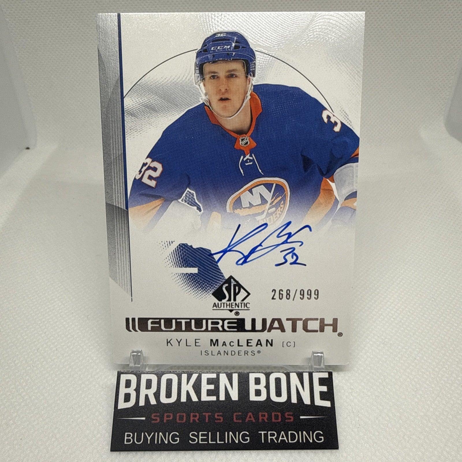 Kyle Maclean 2024-25 SP Authentic Future Watch Auto New York Islanders /999