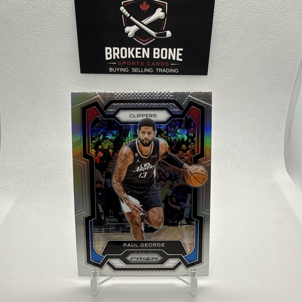 Paul George 2023-24 Panini Prizm Silver Prizm #101 Clippers