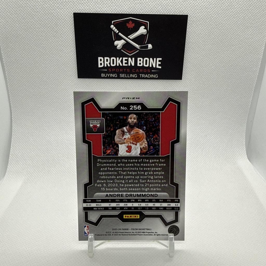Andre Drummond 2023-24 Panini Prizm Silver Prizm #256 Bulls