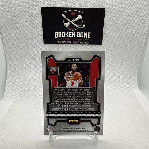 Andre Drummond 2023-24 Panini Prizm Silver Prizm #256 Bulls