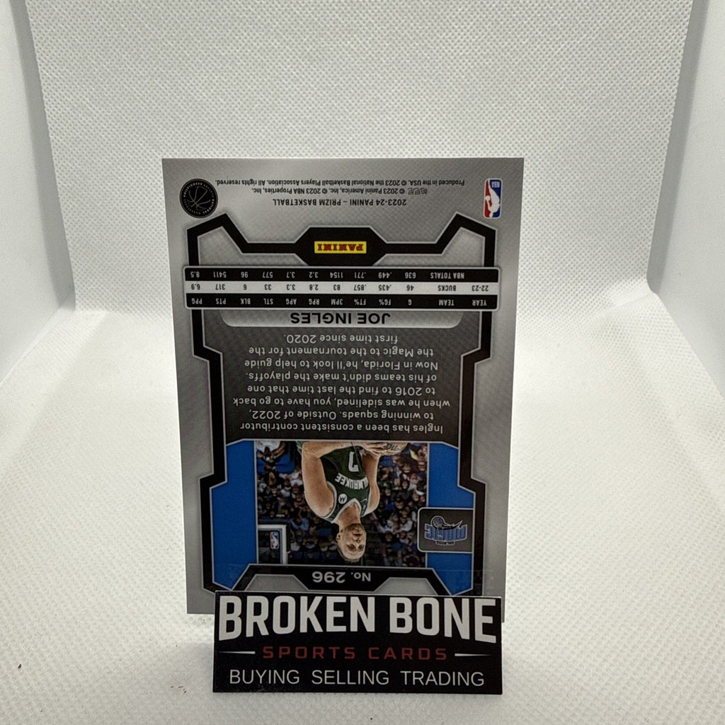 Joe Ingles 2023-24 Panini Prizm Green Cracked Ice SSP #296 Magic