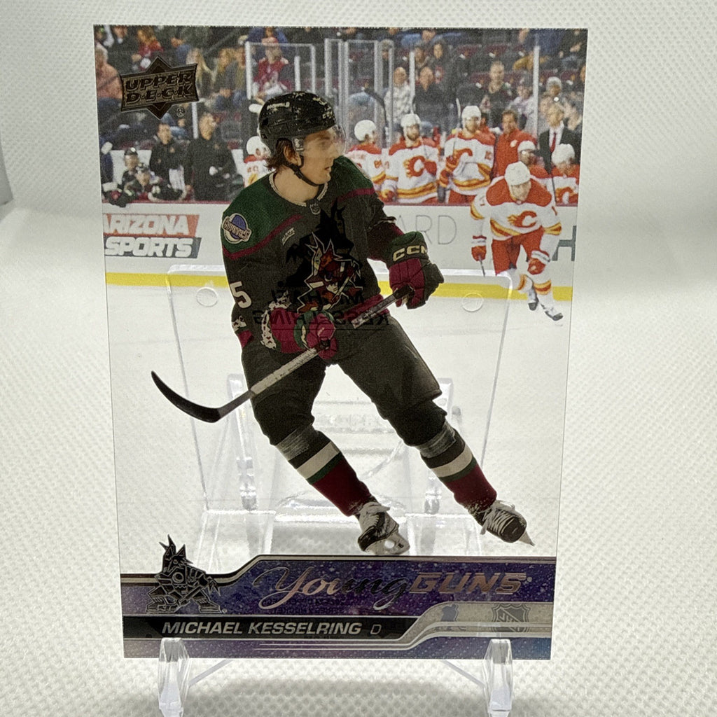 Michael Kesselring 2023-24 Upper Deck Young Guns Rookie Utah Mammoth RC