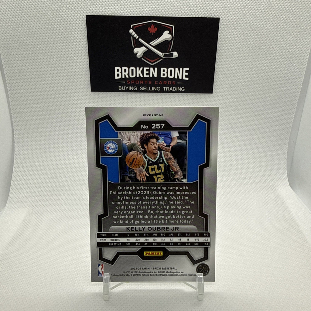 Kelly Oubre Jr 2023-24 Panini Prizm Silver Prizm #257 76ers