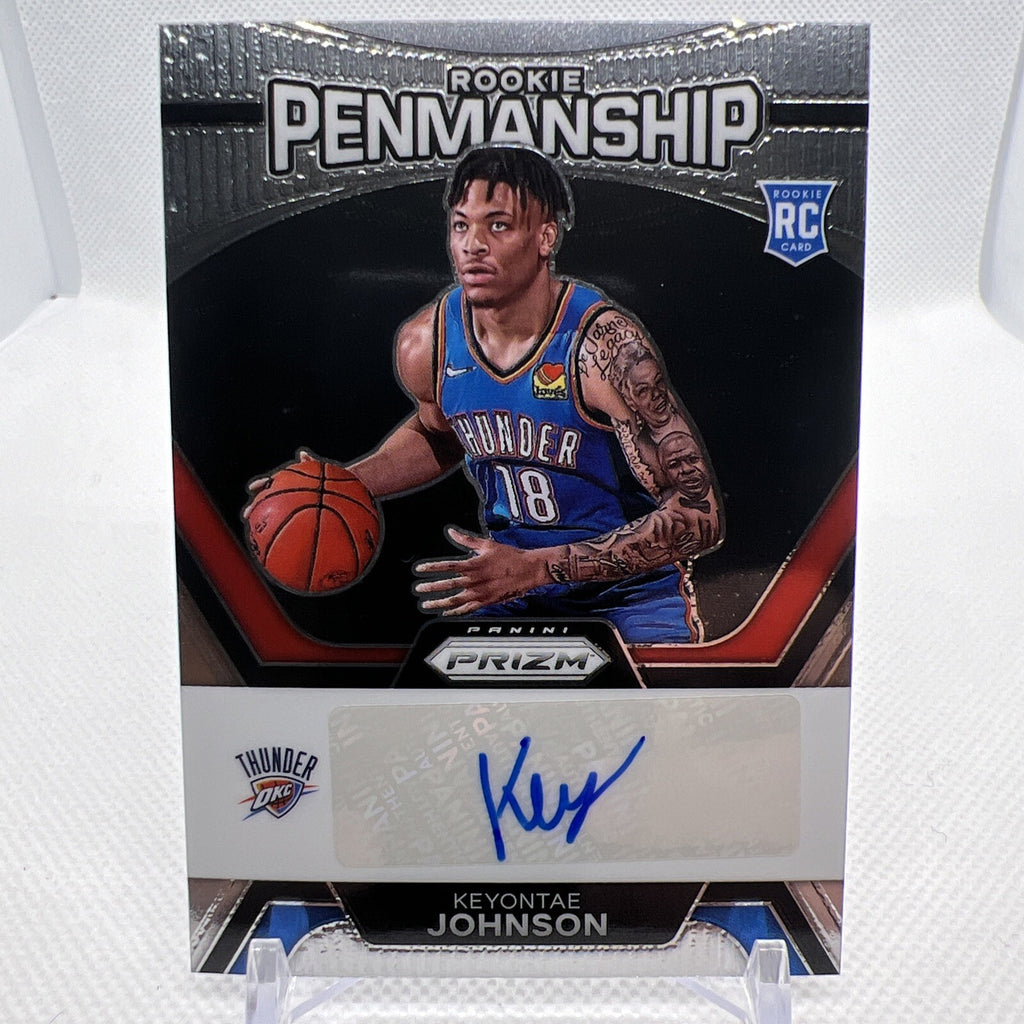 Keyontae Johnson 2023-24 Panini Prizm Rookie Penmanship OKC Thunder