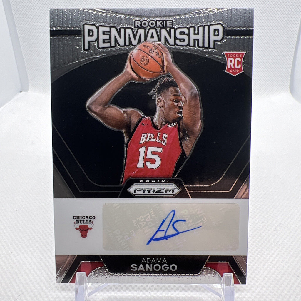Adama Sanogo 2023-24 Panini Prizm Rookie Penmanship Chicago Bulls