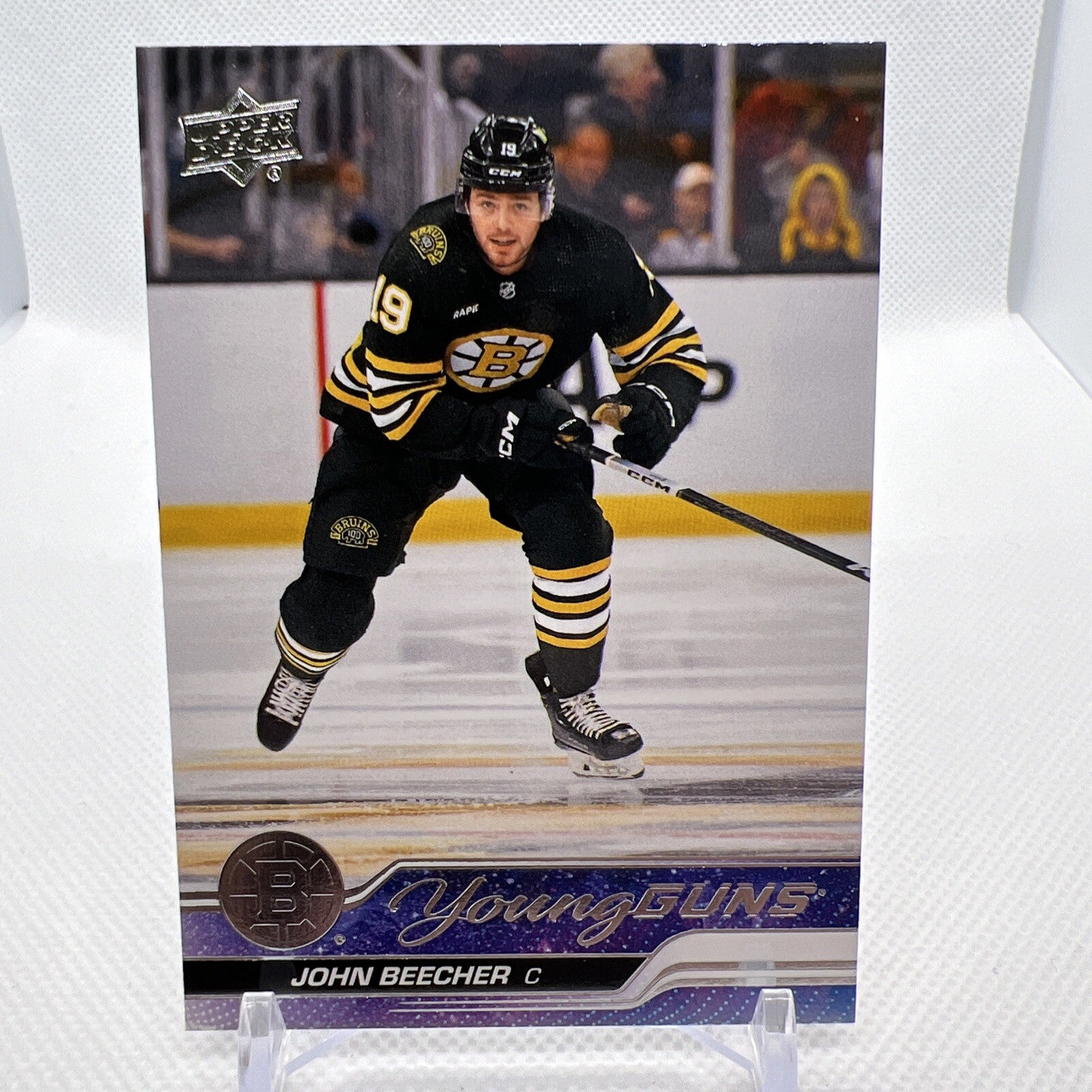 John Beecher 2023-24 Upper Deck Young Guns Rookie Boston Bruins 6 RC