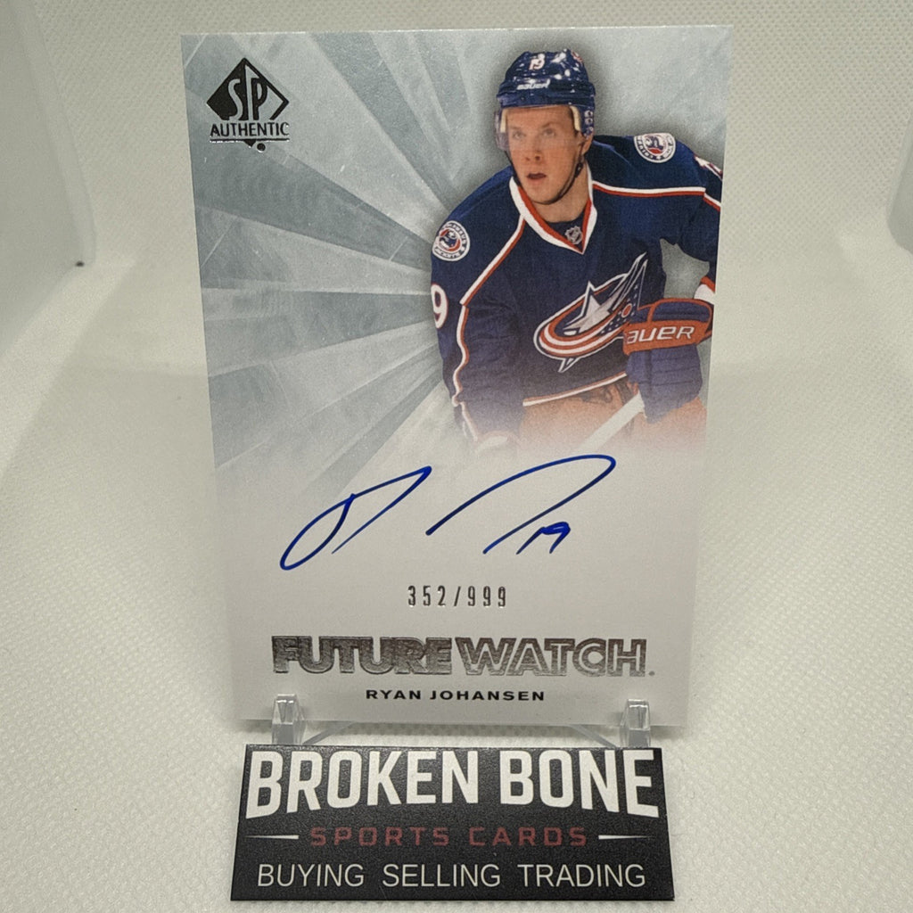 Ryan Johansen 2011-12 SP Authentic Future Watch Auto /999 Columbus Blue Jackets