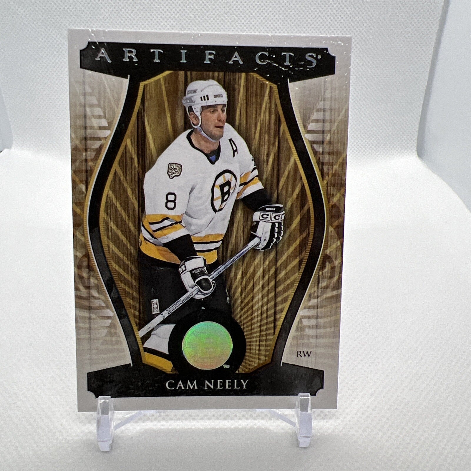 Cam Neely 2023-24 Upper Deck Artifacts Wood Parallel #163 Boston Bruins Legend
