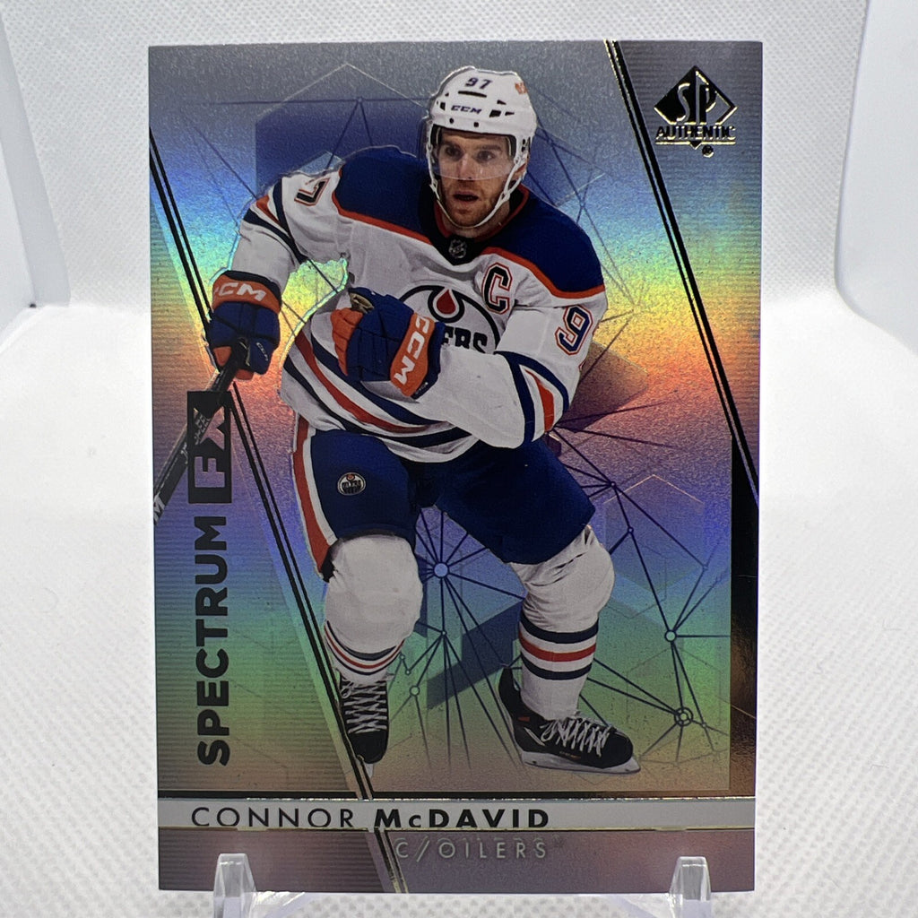 Connor McDavid 2022-23 SP Authentic Spectrum FX Edmonton Oilers Unscratched