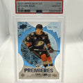 Leo Carlsson 2023-24 Upper Deck Ice Premieres Blue /799 PSA 10 Anaheim Ducks